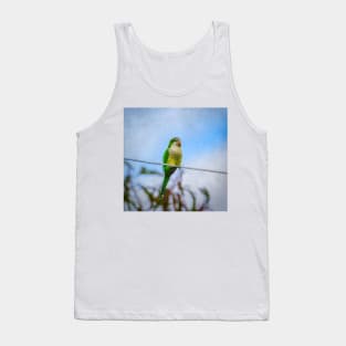 Monk Parrot in Hidalgo Texas  - Digitally Enhanced Tank Top